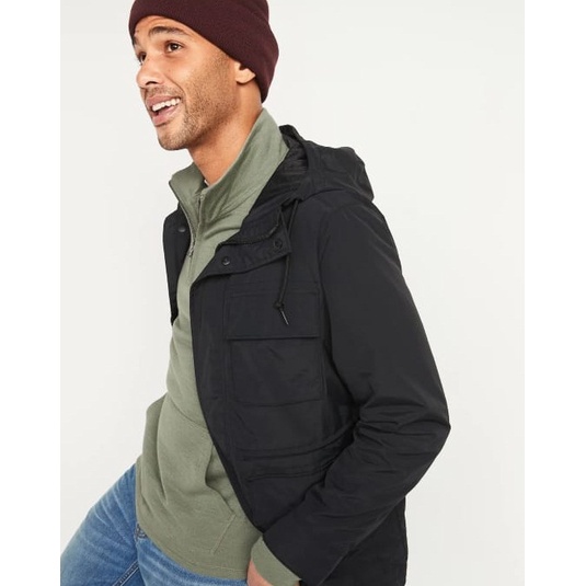 Jaket Pria Keren Old Navy Hooded Tech M1