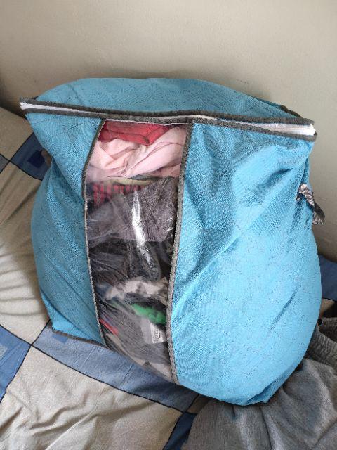 014 Storage Bag Berdiri Box Tempat Penyimpanan Pakaian Selimut Bed Cover Organizer