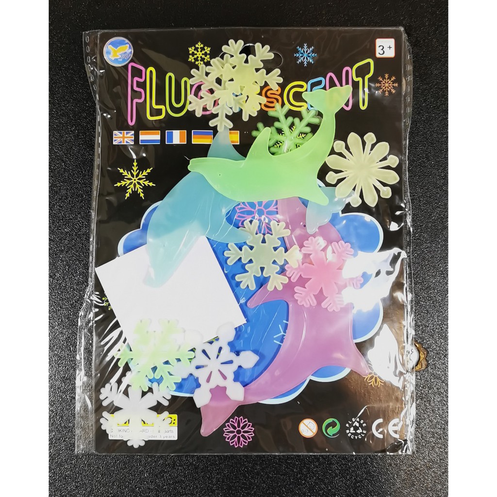 

Ronaco Stiker Karakter Glow in Dark / Star Sticker / Sticker Karakter Warna Warni