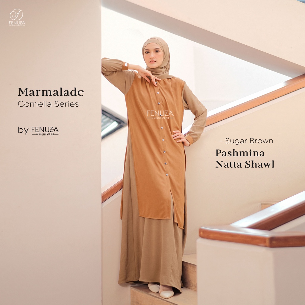 CORNELIA DRESS MARMALADE SIZE XXS ORIGINAL BY FENUZA