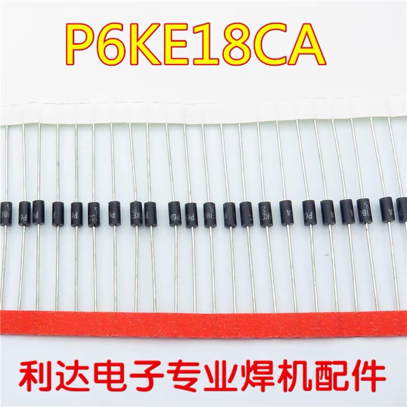 50pcs Dioda Press transien P6KE18A P6KE18CA TVS