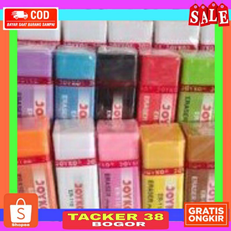 

PENGHAPUS PENSIL JOYKO KECIL PUTIH B40 DAN WARNA ER110
