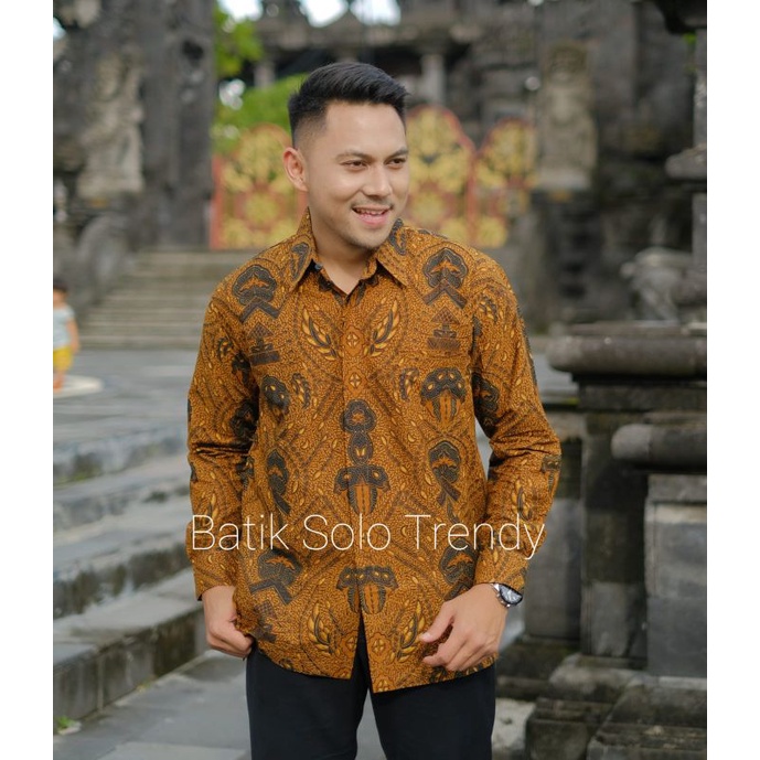 SEMEN RANTE SOGAN ( FULL FURING )KEMEJA/BAJU BATIK PRIA MURAH PANJANG