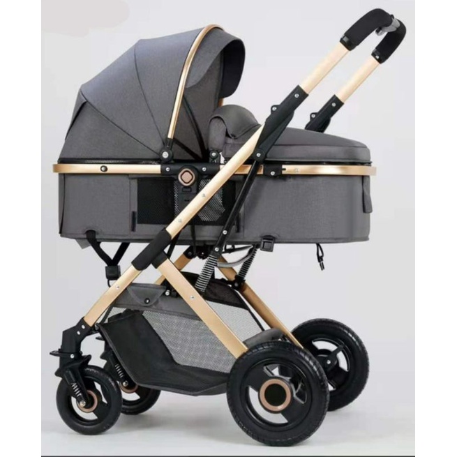 [TERMURAH CARGO JTR] Stroller Wonfuss 511 Baby Bliss 898 S Pliko Stream R Nevada 395 R Creative Most Space Baby SB 6211 6066-1 320 KADO Bayi Anak MURAH-Belecoo Grey