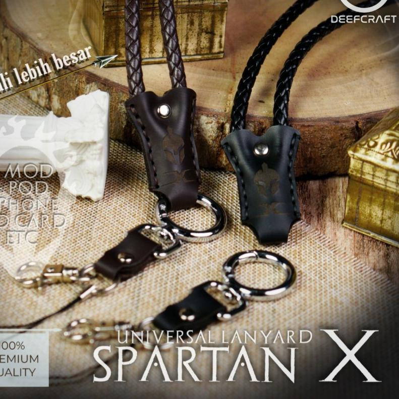 

Kekinian Lanyard Spartan X / Tali Lanyard Model Kepang / Vintage Braided Free 3 O RING 팝