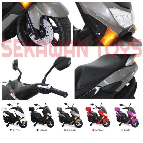 Mainan Motor Aki Anak Nmax PMB M588 / Mainan Motor Aki/ Mainan Motor-Motoran Anak/ Mainan Motor ACCU/ Motor Aki Anak 588P PMB