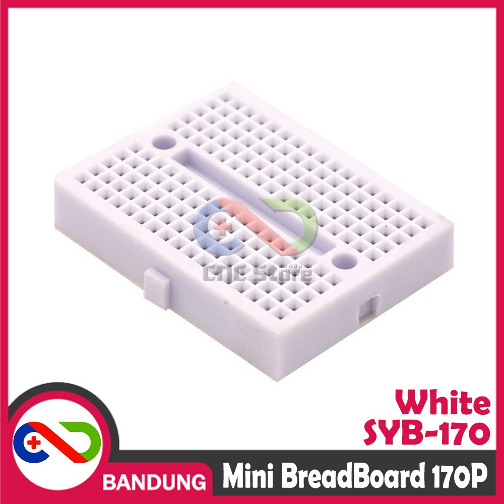 BREADBOARD SYB-170 MINI SOLDERLESS 170 170P PUTIH