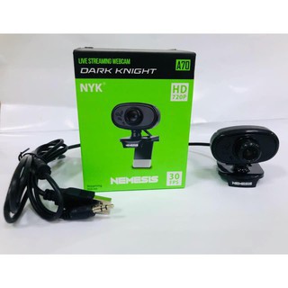 WEBCAM PC CAMERA NYK A70 GAMING 0.9MP 720P