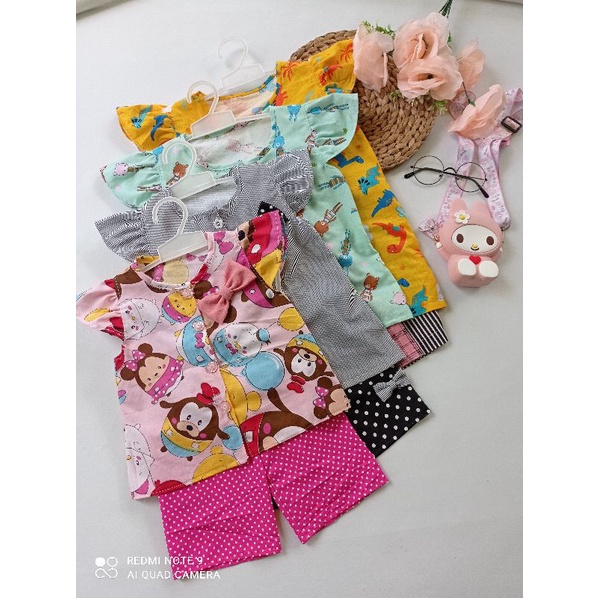 SETELAN CELANA PENDEK MURAH BAJU IMPORT KAIN IMPORT CELANA PENDEK SETELAN ANAK GAMIS ANAK SETELAN AN