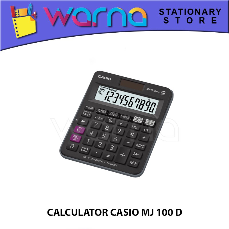 

CALCULATOR CASIO MJ 100 D