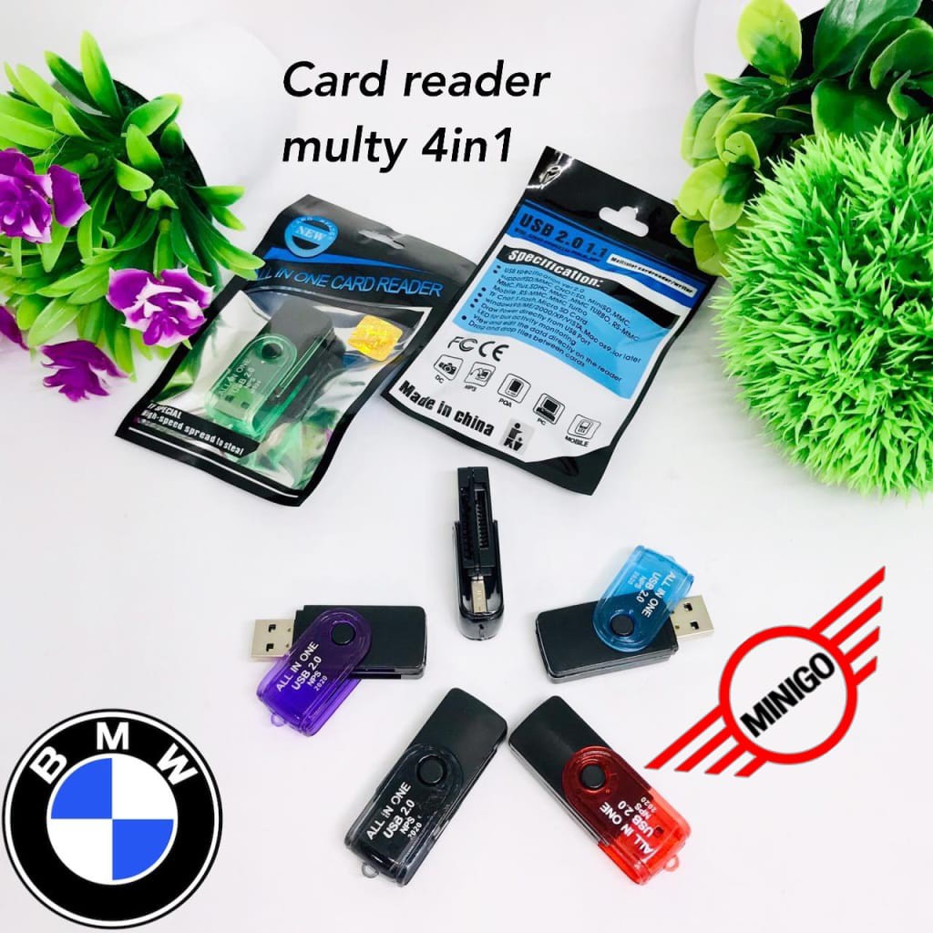 CARD READER MULTY 4IN1 VIBOX ORIGINAL SUPPORT UP TO 512GB