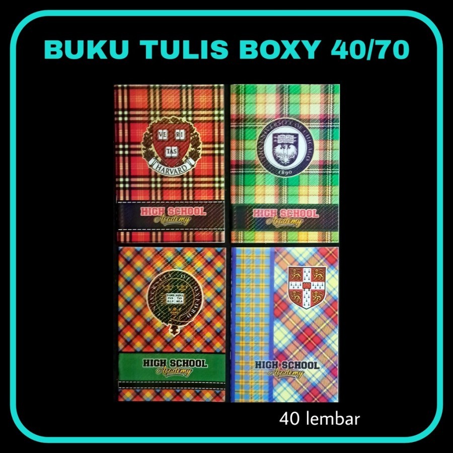 

SJS Buku Tulis BOXY/Buku Tulis Sekolah/Campus/Belajar