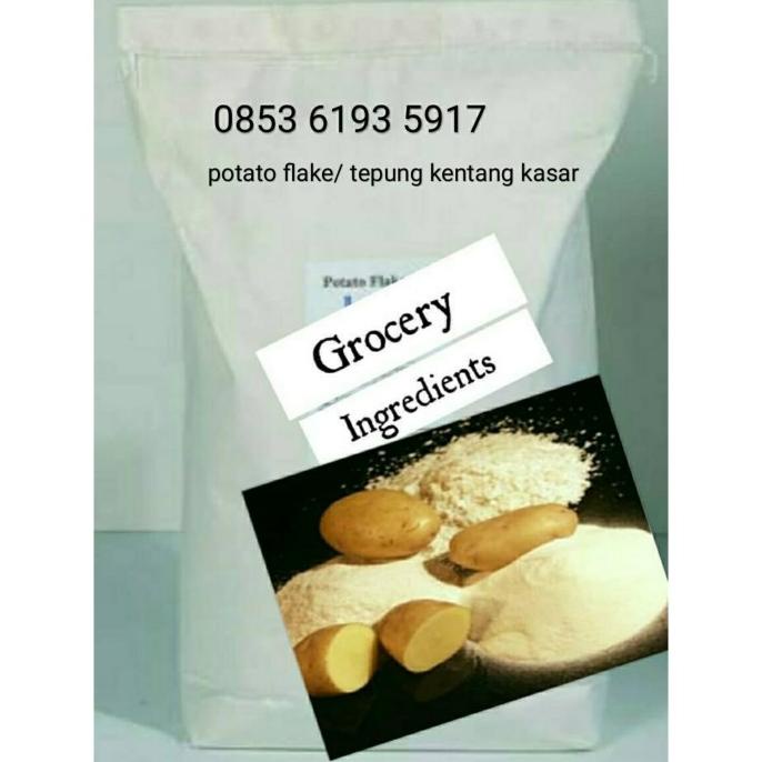 

Potato Flakes 500Gram / Tepung Kentang Kasar / Mashed Potato Flakes
