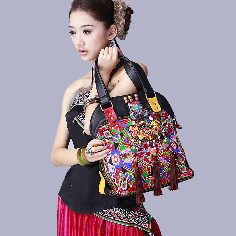 TAS BOHEMIAN/tas boho/tas vintage/tas bordiran import/tas thailand/tas slempang/tas etnik/clutch/tas