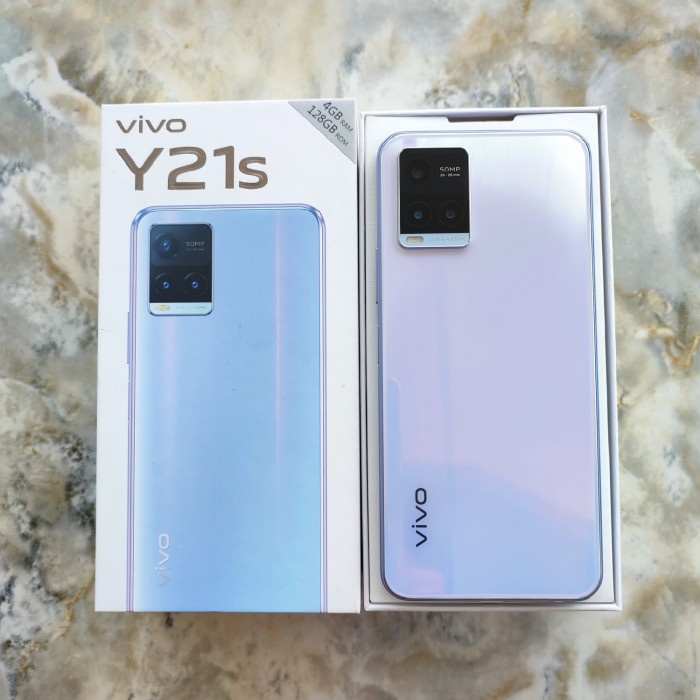 Vivo Y21s 4/128 ram 4/128 Gb seken fullset mulus
