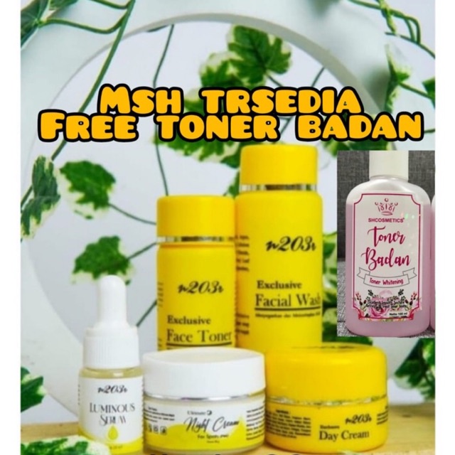 SKINCARE NR HERBAL CARE N203R ORIGINAL BPOM/PAKET PEMUTIH WAJAH KINCLONG GLOW GLOWING FLAWLESS LICIN