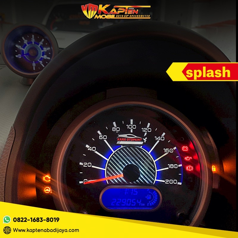 Custom Panel Speedometer Mobil Splash Mantep