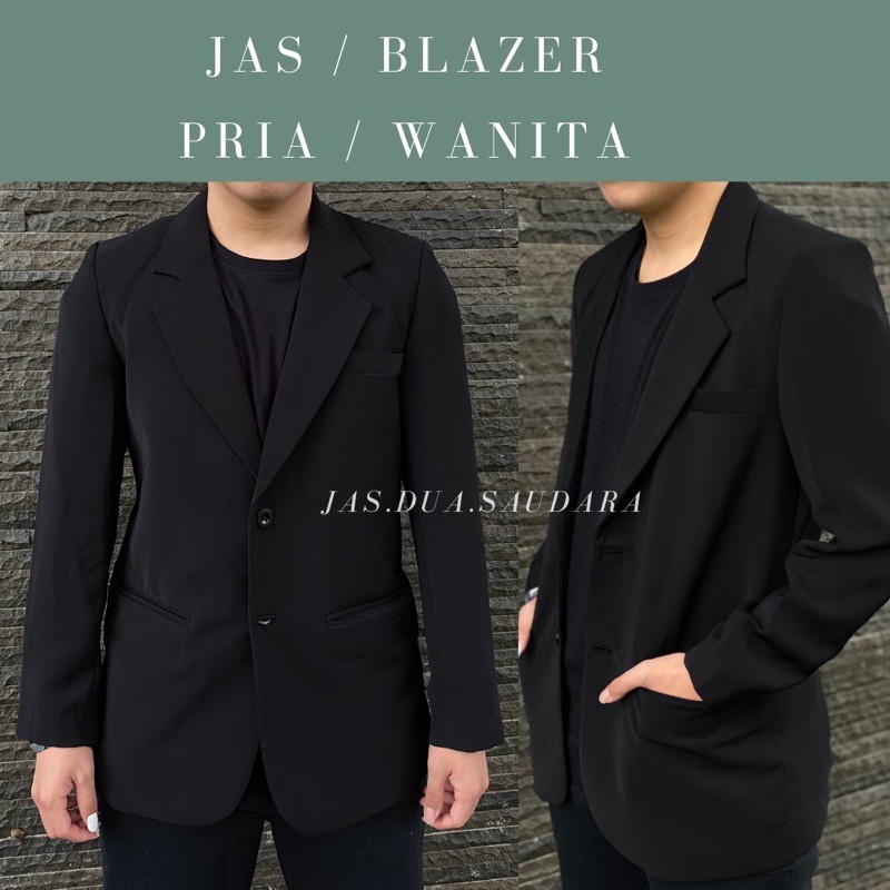 JAS PRIA | BLAZER | JAS FORMAL/ JAS RESMI / jas wisuda / jas hitam pria / jas nikah