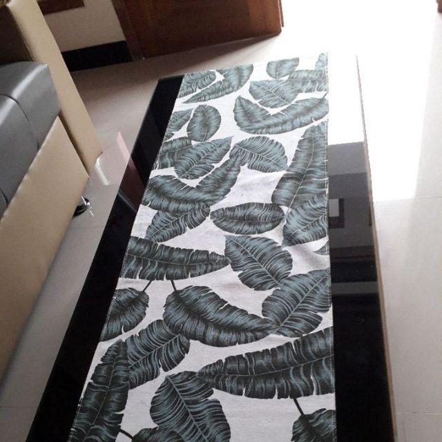  Taplak  Meja  Tamu  Sofa Atau Table Runner Kanvas Aneka Motif  