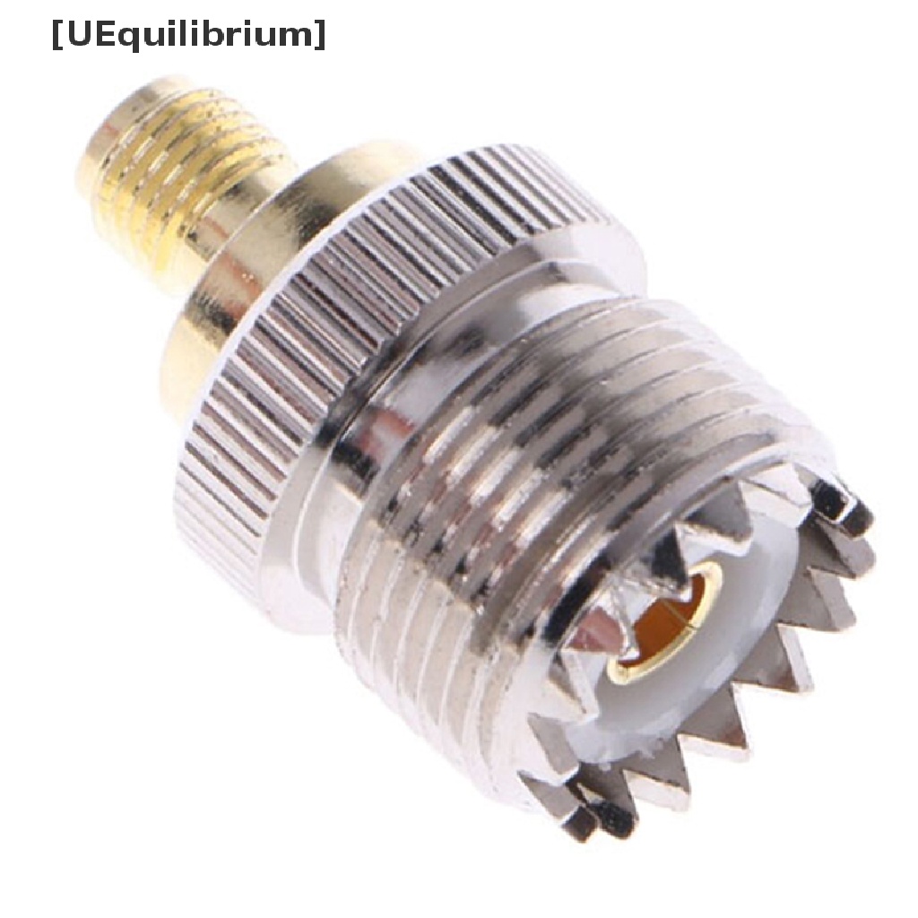 Uequilibrium 1Pc Adapter Konektor RF SL16-K / SMA-K Ke SO-239 PL259 Female Tipe M