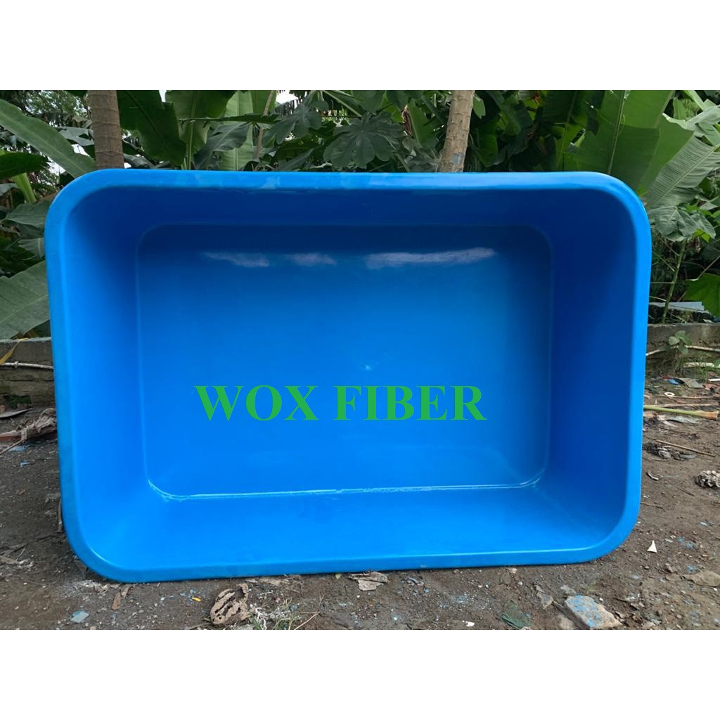 BAK FIBER PERSEGI / BAK FIBER KOTAK P:150 L:100 T:80 CM