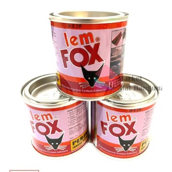 

PROMO Lem FOX Kuning Kaleng 70 gram / Lem FOX Aibon ASLI ORIGINAL / Lem Kulit Karet HPL KODE999