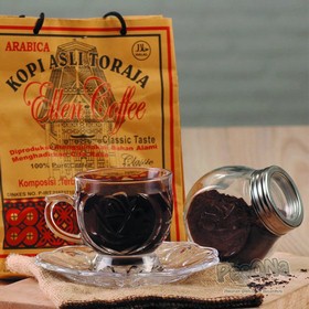 

Kopi Toraja Robusta 400 GR (Warna Coklat)