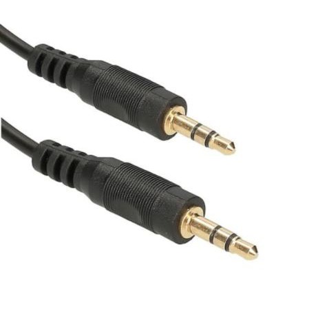 Cable audio jack 3.5mm NB 3 meter male-male gold 1-1 stereo - Kabel aux 3.5 m-m 3m
