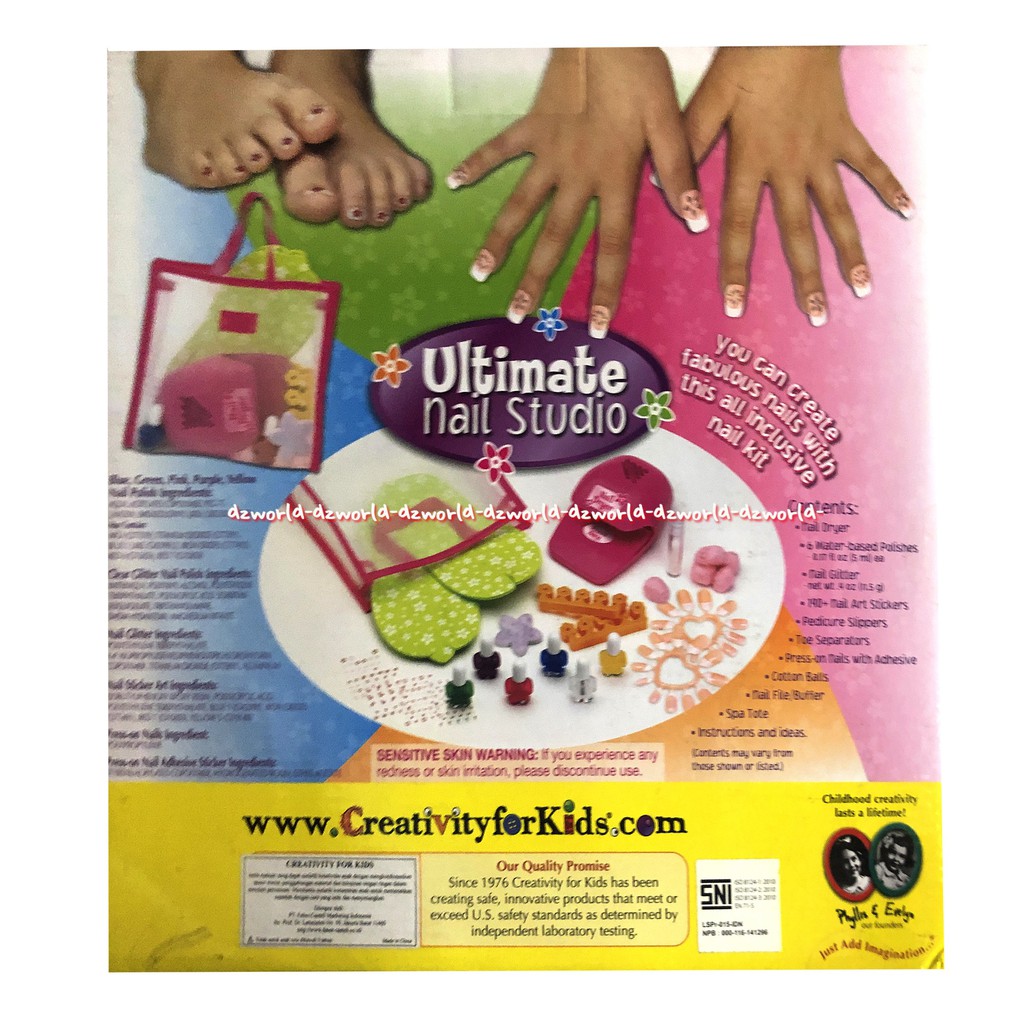 Ultimate Nail Studio Creativity For Kids Mainan Menghias Kuku Kuteks Kutek