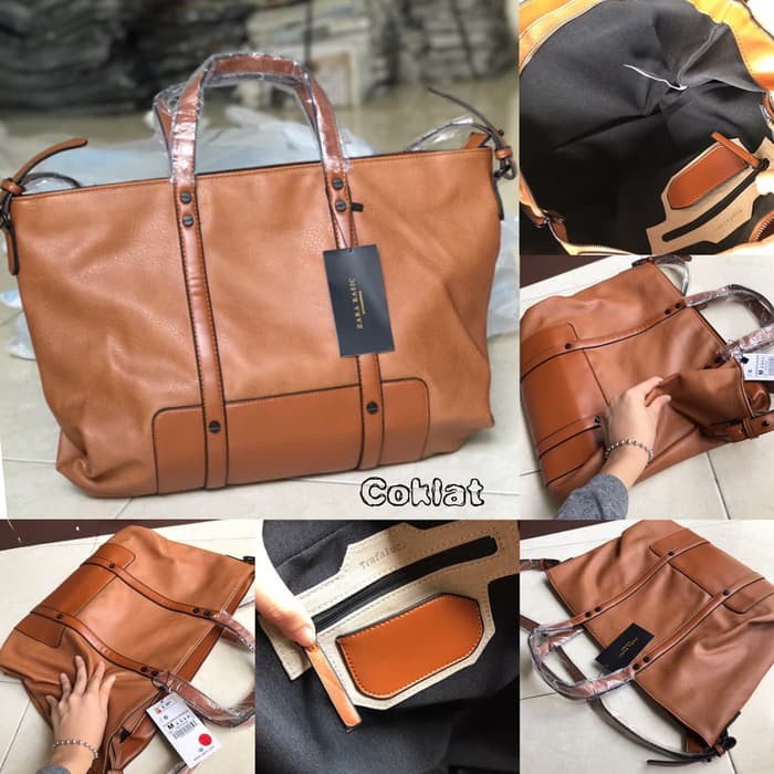 TAS WANITA BRANDED - ZARA BASIC TRAFFALUC ORIGINAL