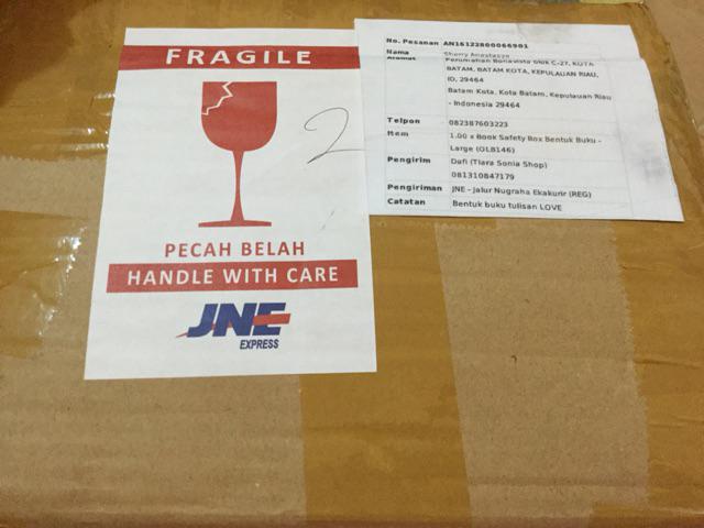 Book Safety Box Bentuk Buku