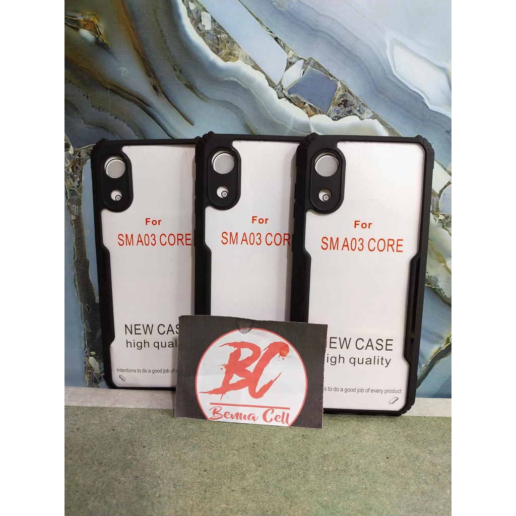 SAMSUNG A12, SAMSUNG A03 CASE ARMOR SHOCKPROF SOFTCASE FUSION SAMSUNG GALAXY A03 A12 - BC