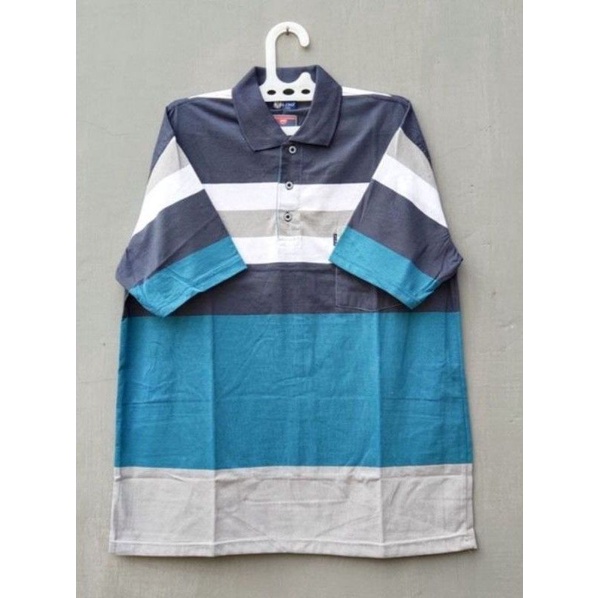 KAOS KERAH SALUR PRIA XL/KAOS KERAH PRIA