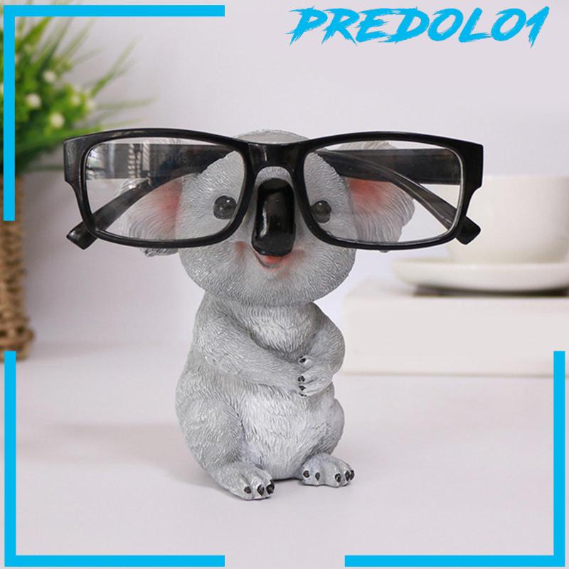 [PREDOLO1] Koala Eyeglass Holder Stand Resin Animal Design for Office Home Desktop