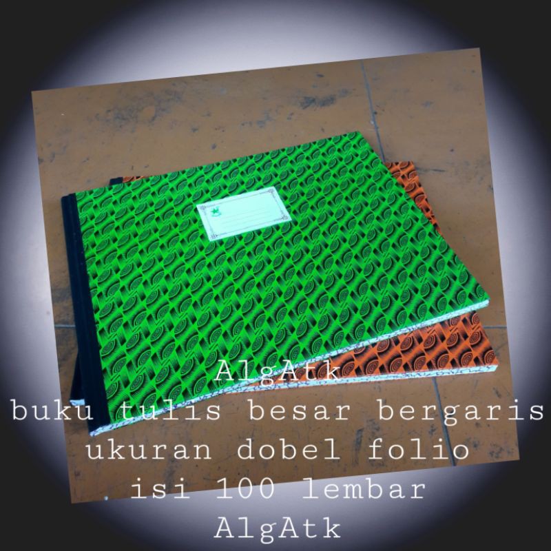 Buku tulis besar double folio  isi 100 lembar
