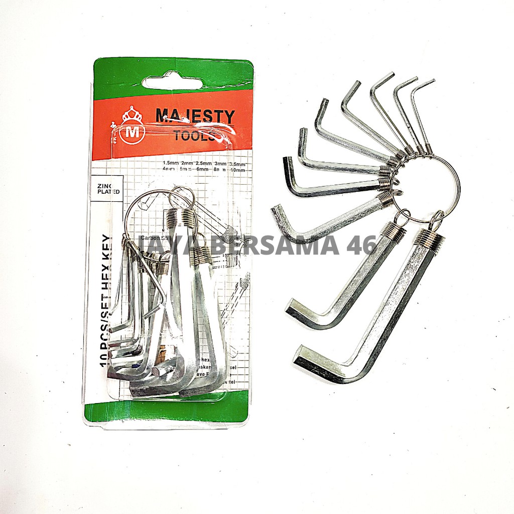 KUNCI L BIASA 10pcs MAJESTY