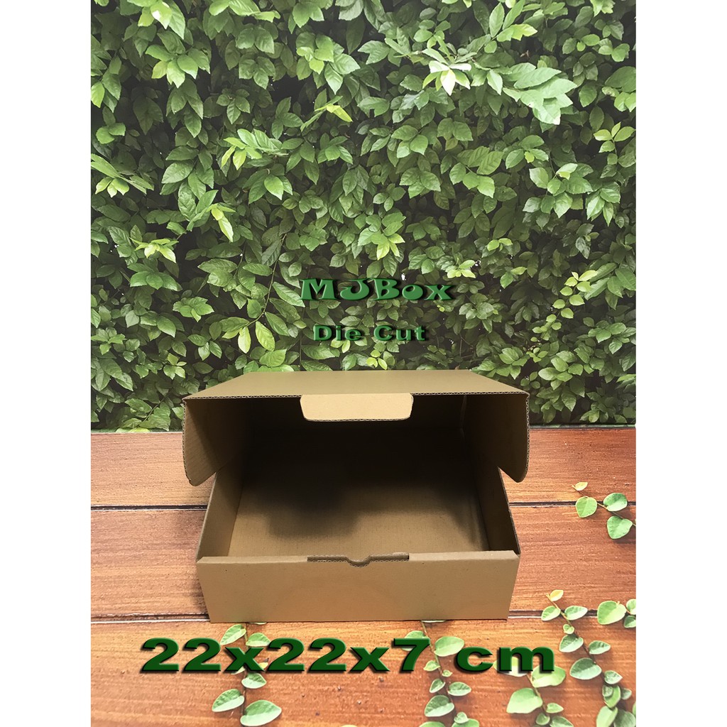 KARDUS  UK.22x22x7 CM.......DIE CUT KOTAK KARTON UNTUK PACKING AKSESORIS - DLL - MODEL BOX PIZZA-2