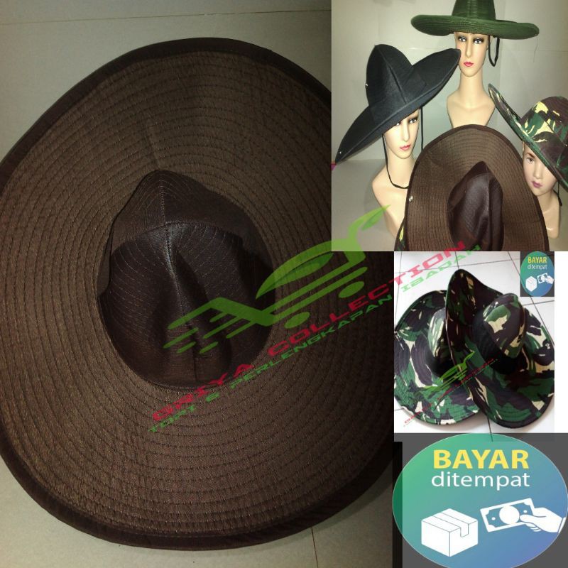Topi Lebar Topi Lapangan Topi Berkebun Topi Mancing Topi Gunung Topi Cowboy Topi Coboy Topi Koboy To