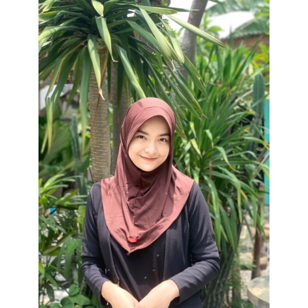 Bergo Khimar Ori | Hijab Jersy Instan Premium | FREE JARUM PENTUL-2