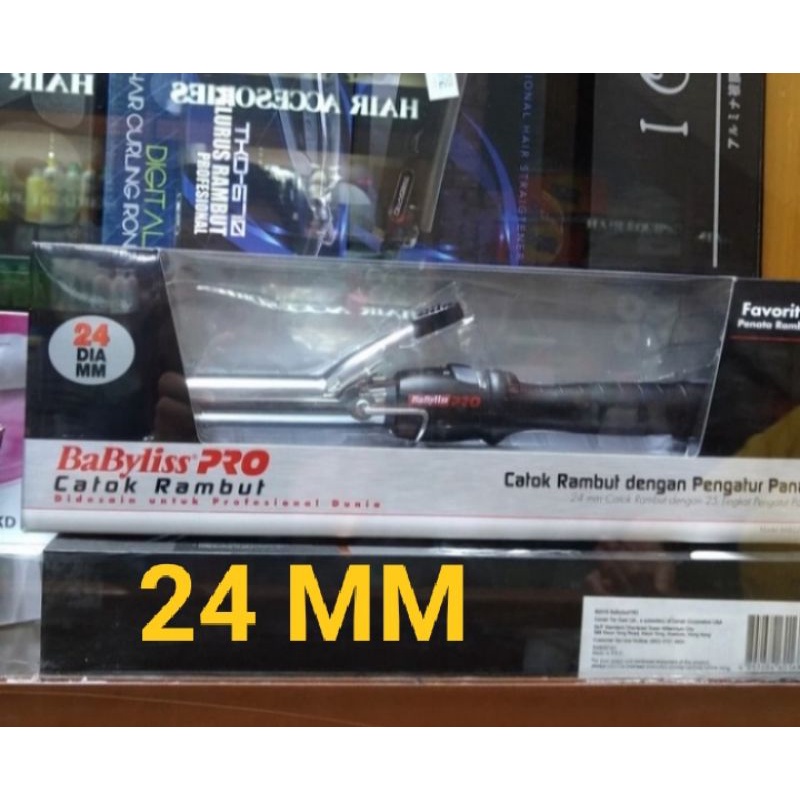 CATOK BABYLISS PRO CATOK CURLY PROFESSIONAL UKURAN 24 ORIGINAL GARANSI RESMI