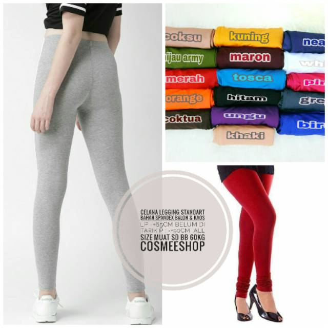 Legging Panjang Spandek Standart Termurah Shopee Indonesia