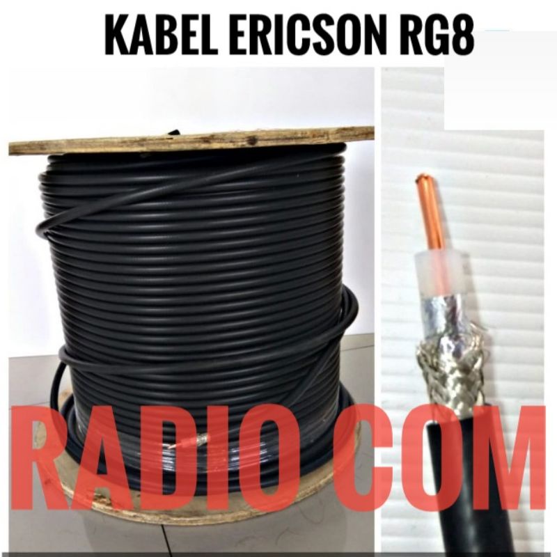 KABEL ERICSON RG8 KABEL RADIO RIG BASE STATION KABEL RIG REPEATER ERICSON RG 8 MURAH