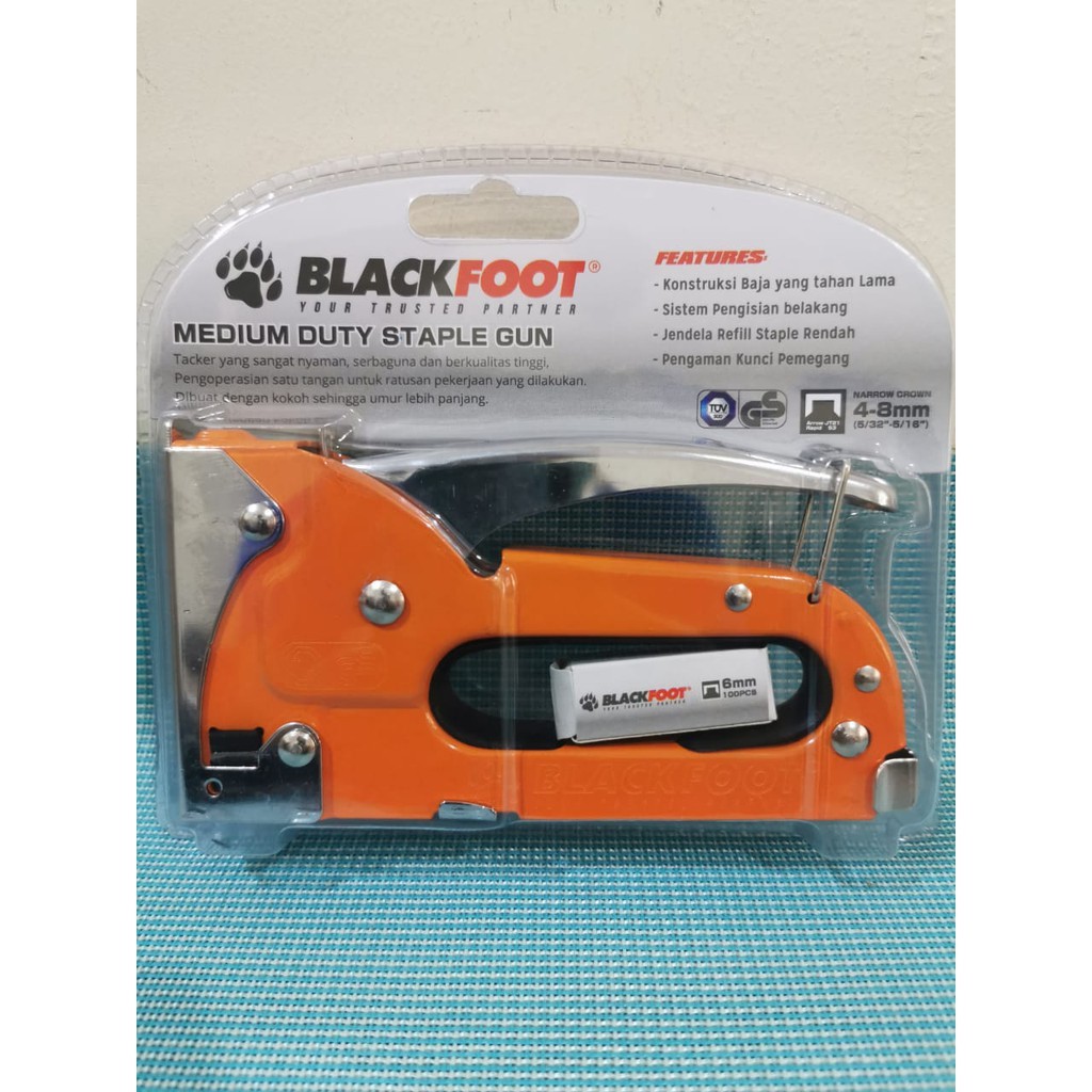 Staples Gun 4 x 8 mm Blackfoot Medium Duty