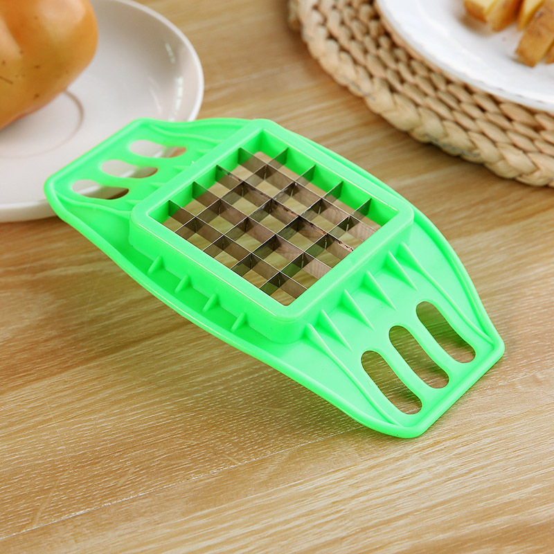 Hot Sale/Stainless Steel French Fry Potato Chip Cutter Chopper/Alat Pemotong Pengiris Kentang Wortel Chopper Fries Chips Making Aksesoris Dapur