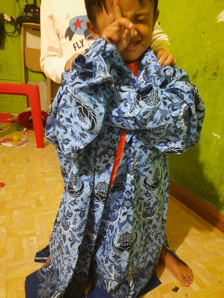 Seragam Batik Korpri Jumbo Bahan Katun Lapis Puring