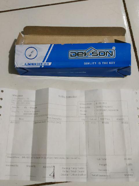 Kunci Pintu Aluminium Lock Kc 8123 Dekkson Door Aluminium Lock Dekson