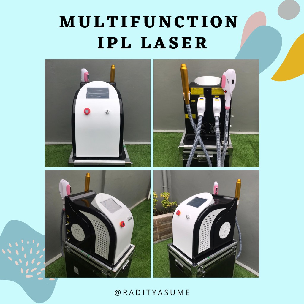 Alat IPL Laser Multifungsi Picosecond ND Yag Laser Picolaser 755nm blackdoll hapus tato hair removal