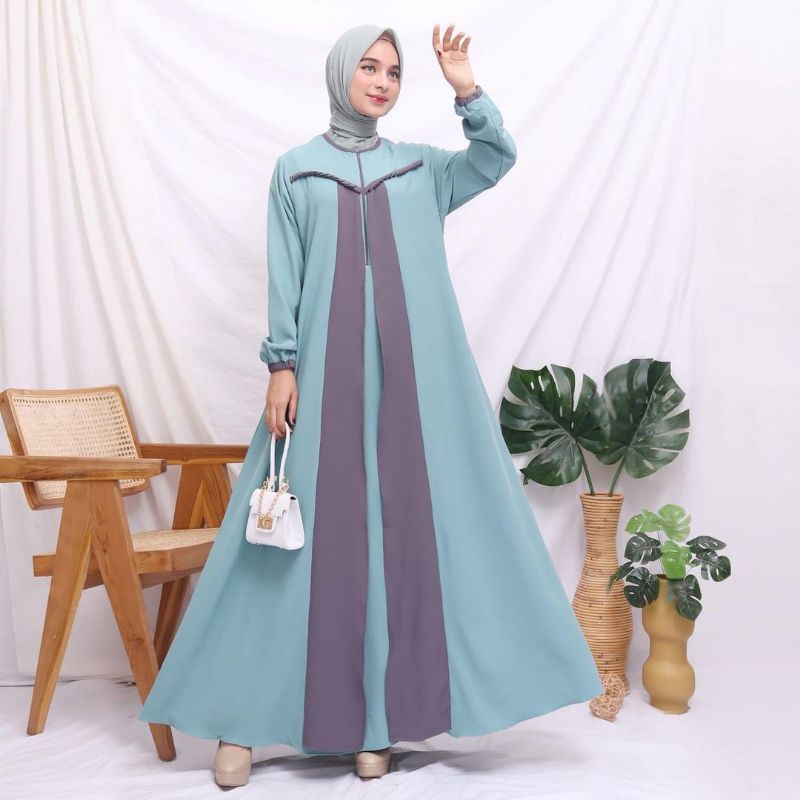 RIFA GAMIS CRINKLE LINEN IMPORT  PREMIUM DRESS
