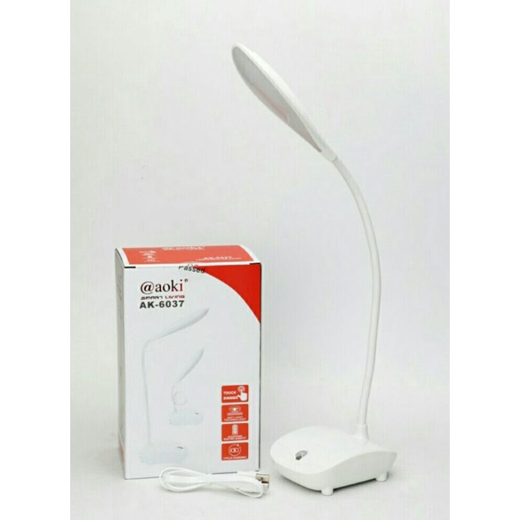 Cod Lampu Belajar Sentuh Aoki 6037 Original