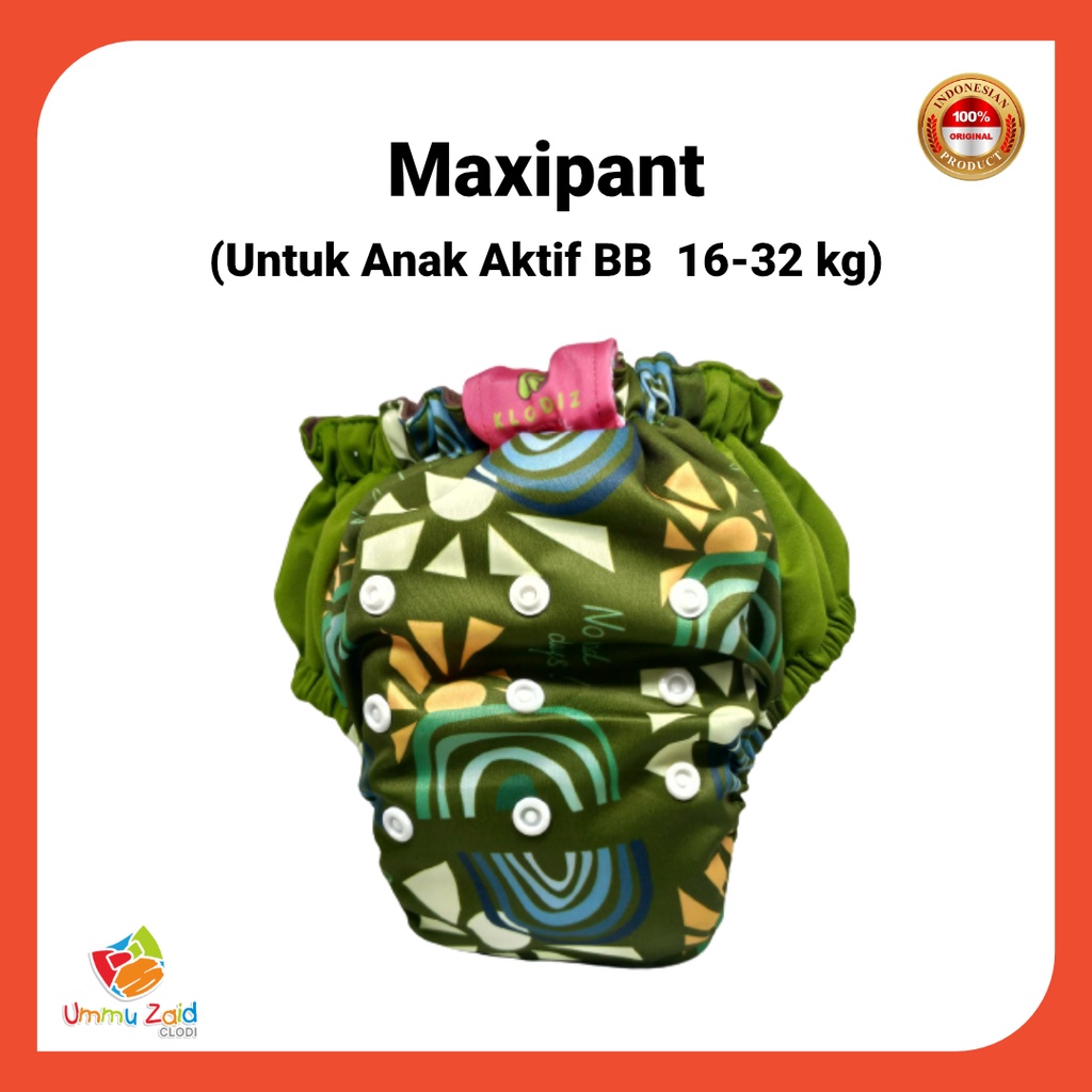 Popok kain bayi SNI clodi bayi popok kain bayi cuci ulang klodiz maxipant popok anak aktif murah ber